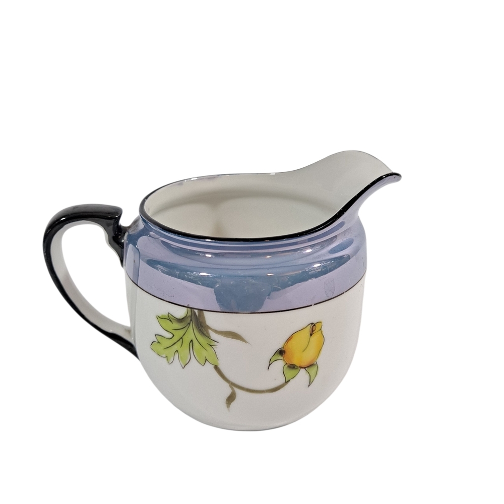 Vintage Noritake Hand Painted Creamer Floral Design Lusterware Replacement